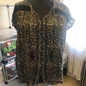 Lucky Brand Plus Size Boho Top